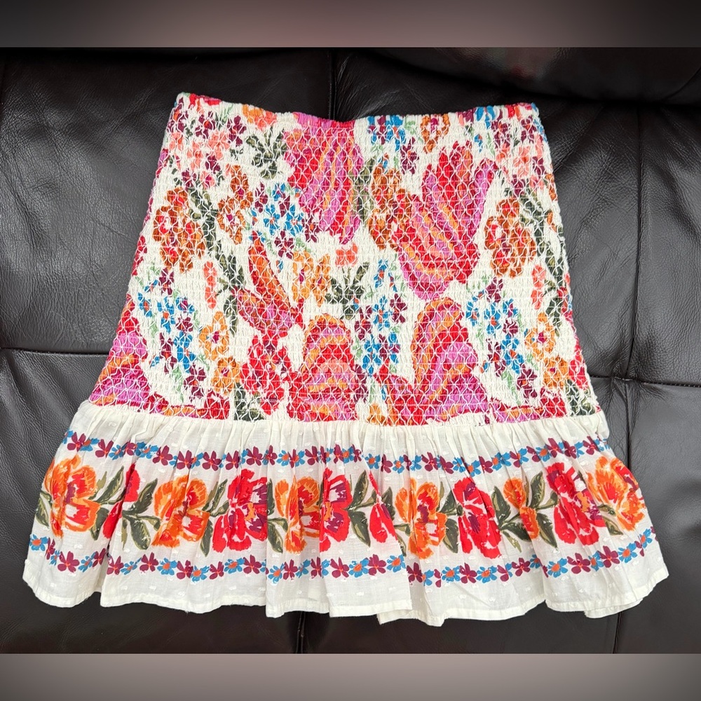 Farm Rio Smocked Skirt